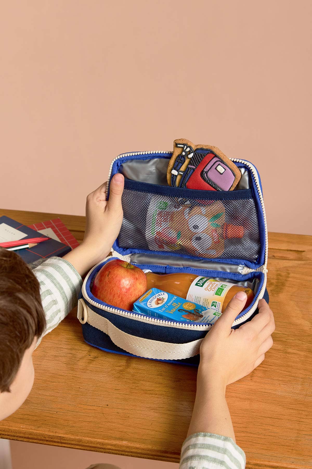 Hindbag – wholesale Lunchlåda - Barn – Elsa Tricolore Rutig Barnlunchväska1