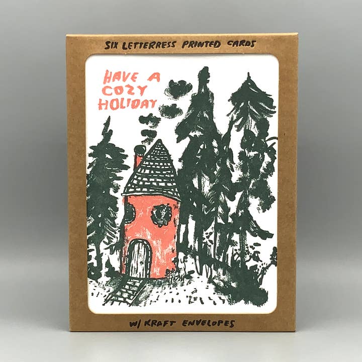 LOT DE SIX//Cozy Holiday pour la vente par Westland Press