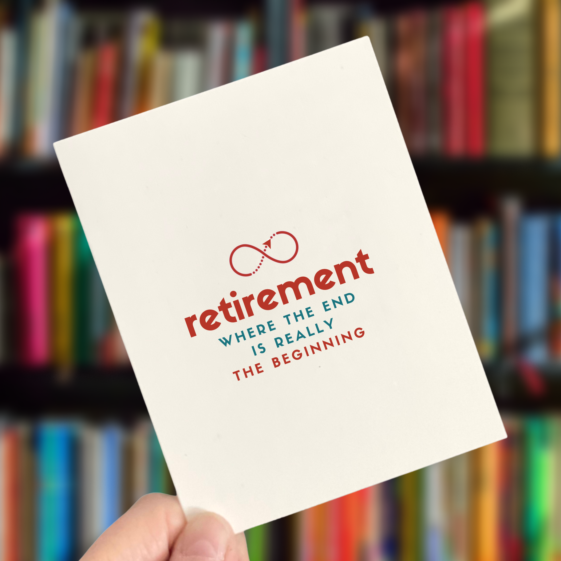 Age-Friendly Vibes - Wholesale Retirement Card - The End is Really The Beginning, Retirement Card1