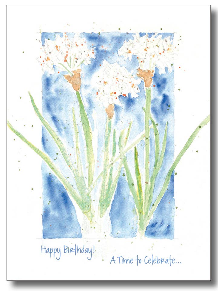 Paperwhites for wholesale by WORDS & WATERCOLORS BY PEG CONLEY