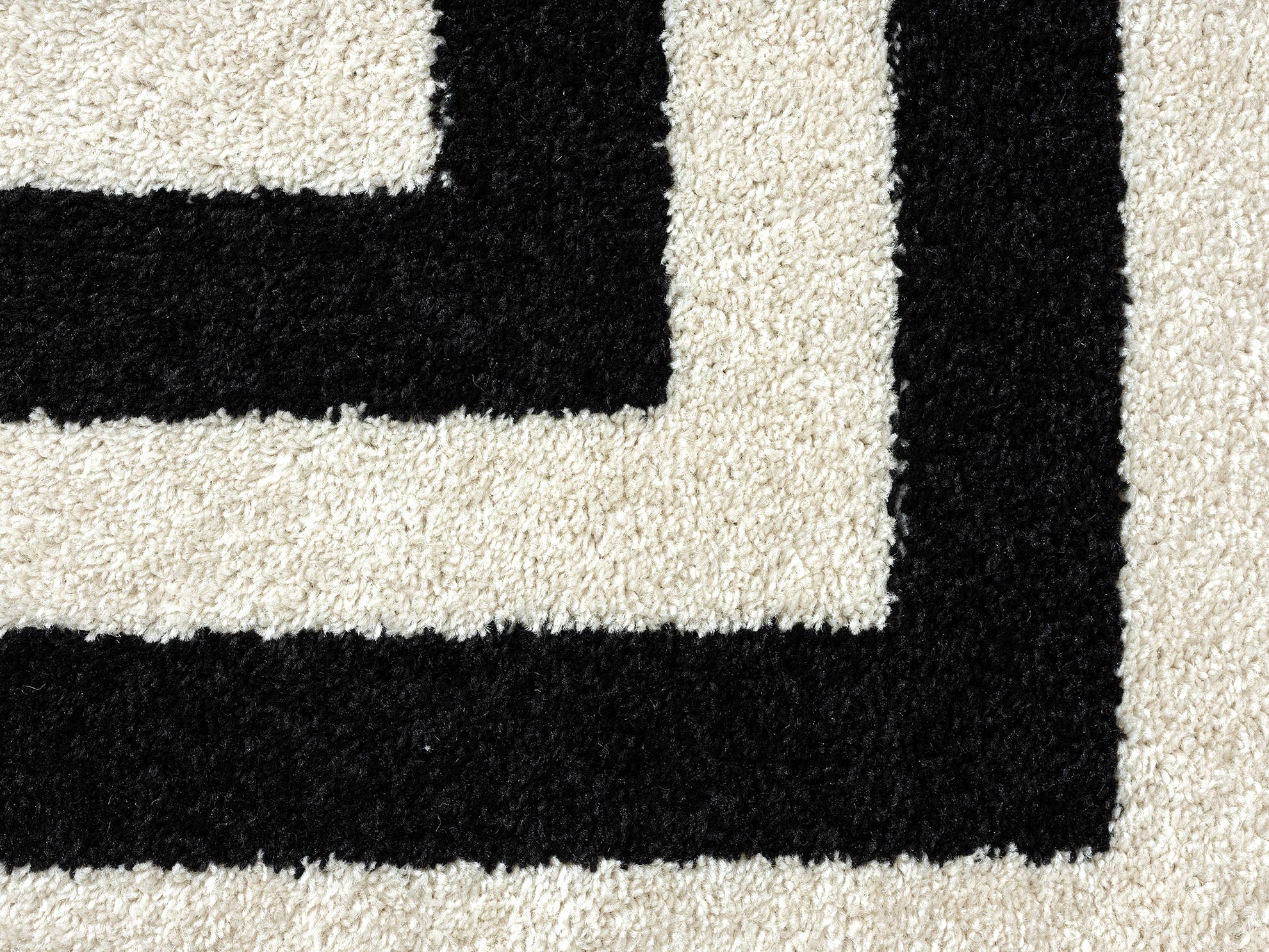 Abani Rugs - Wholesale Area Rug - Abani Casa CAS120A -  Contemporary Black & Ivory Rectangular5