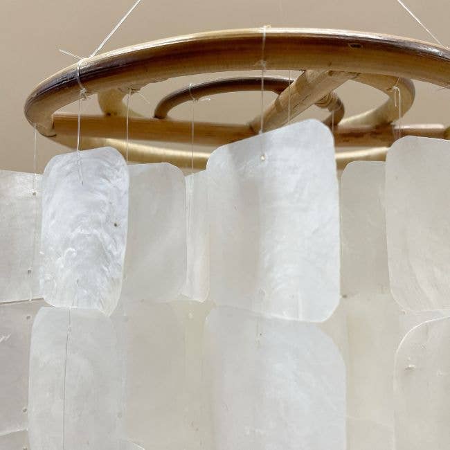 ByBazz - Wholesale Mobile - Schelpen Mobiel Bamboe Wit7