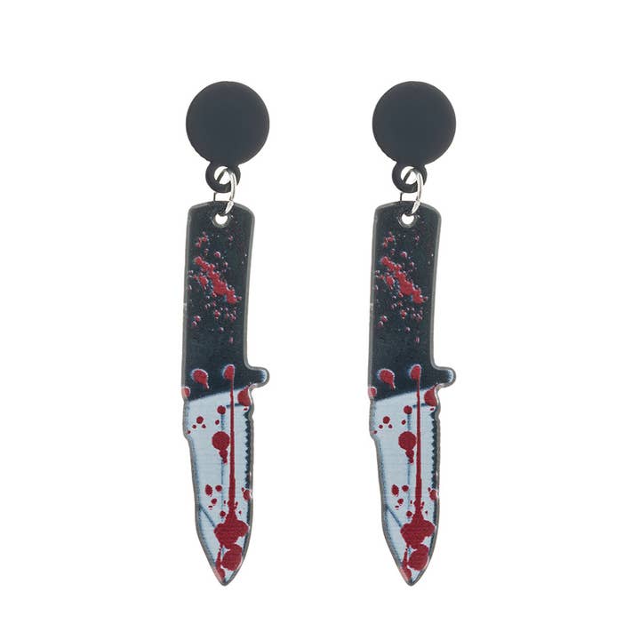 BLOOD DAGGER EARRING for wholesale by Western Fashion