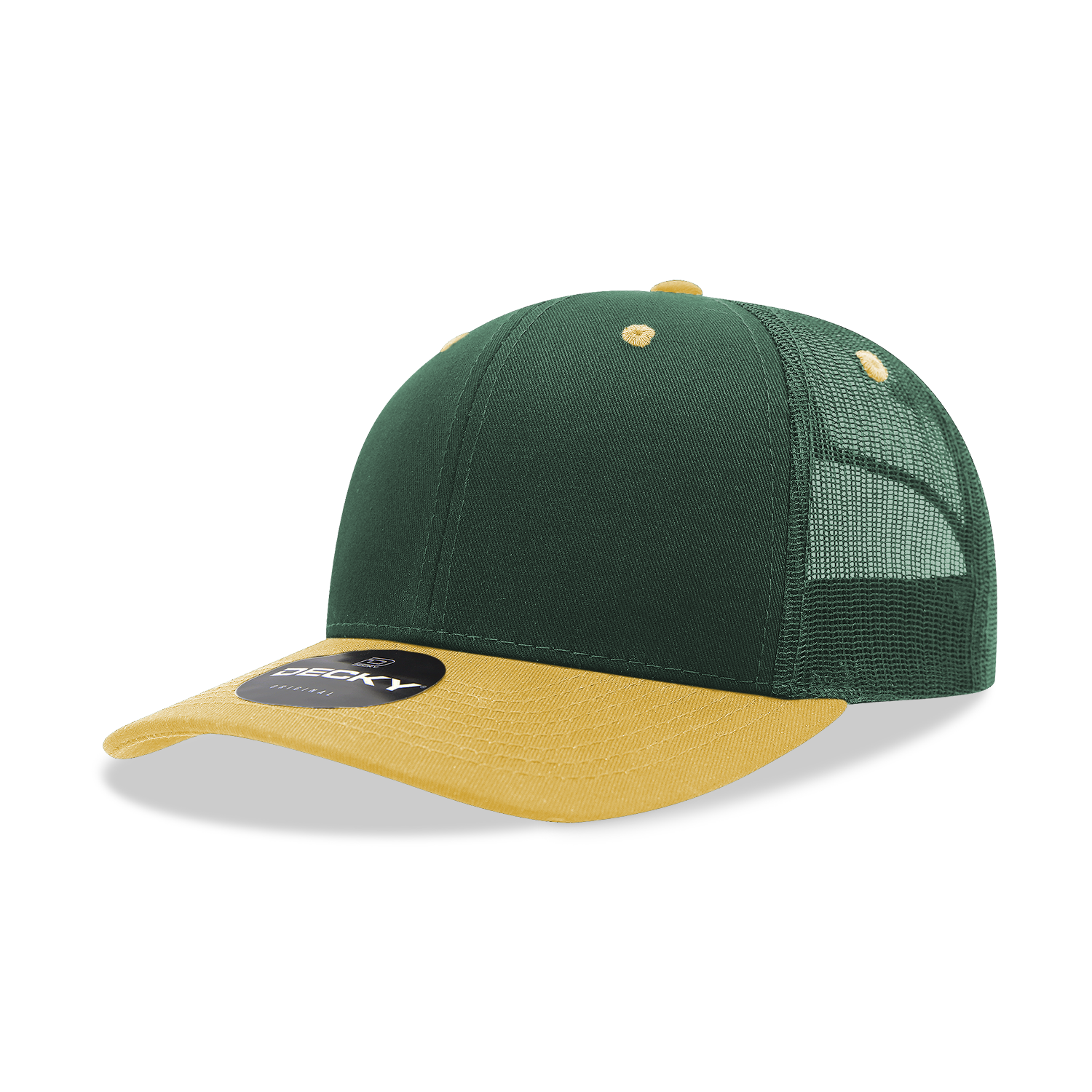 The Park Wholesale - Vente Casquette de camionneur – unisexe - Casquette Trucker classique Decky 6021, 6 panneaux, style mid pro30