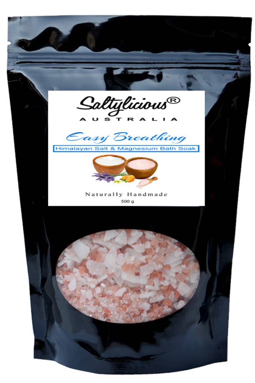 Naturally Pure Aromas - Wholesale Bath Salts - Easy Breathing Bath & Foot Soak 500 GRAM0