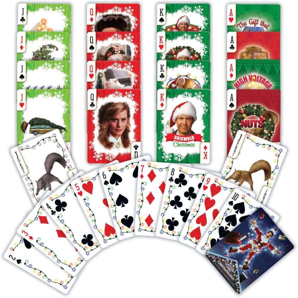Masterpieces Puzzles - Wholesale Playing Cards - Christmas Vacation Playing Cards - 54 Card Deck1
