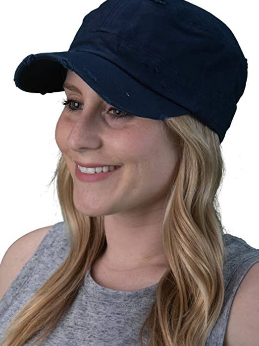 Cadet Hat (Navy) for wholesale by Funky Junque