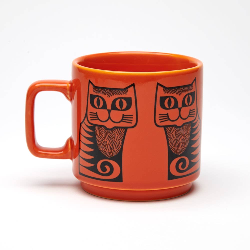 Magpie - Wholesale Coffee Mug - Magpie x Hornsea Mug Cat Orange1