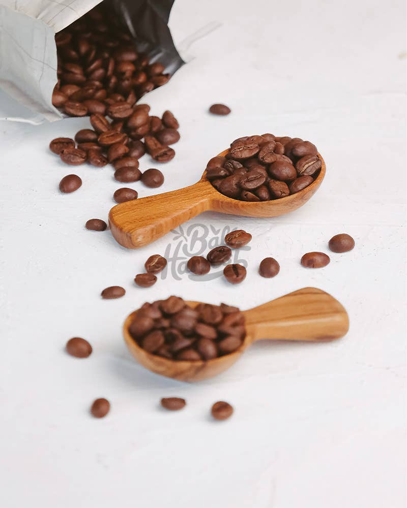 Bali Harvest - Wholesale Measuring spoon - Teak Wooden Scoop - Flour Coffee Spice Sugar Measuring Spoon3