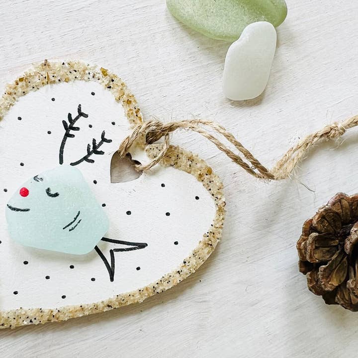 Sook & Hook - Wholesale Ornament - Christmas Fish Sea Glass Ornament5