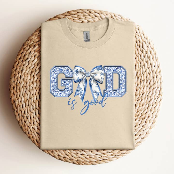 Camiseta DTF Dios es Bueno para venta al por mayor de Vs design shop boutique