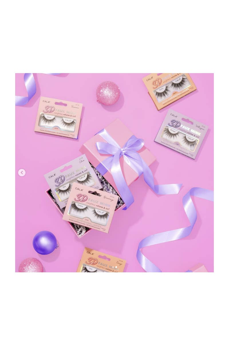 PINEAPPLE Beauty - Wholesale False/Fake Eyelashes - CALA 35124 Dreamy 3D Faux Mink Eyelash - 12pc6