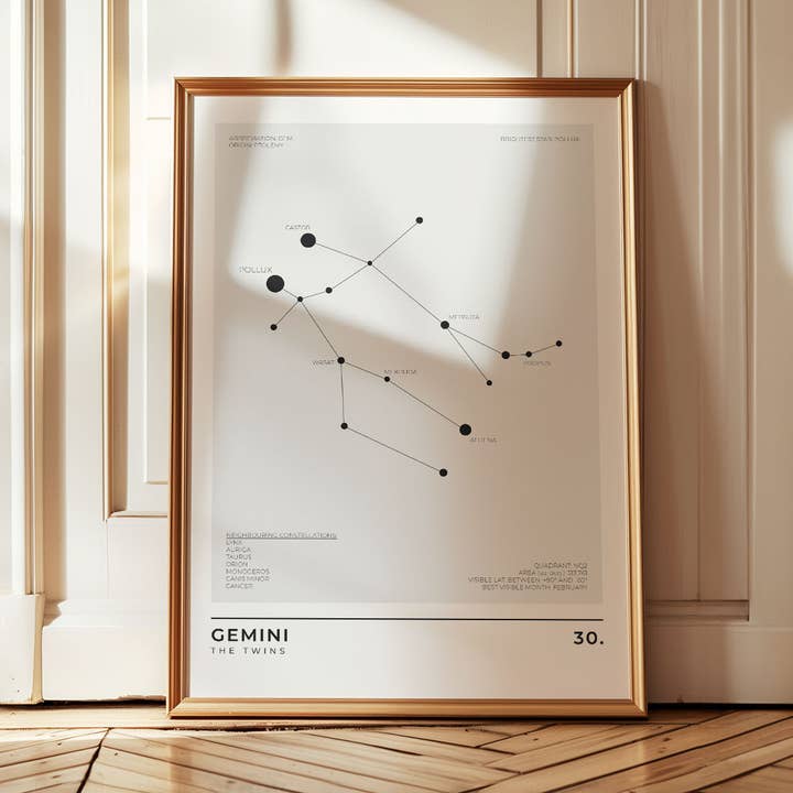 Géminis - Estampado Constelaciones para venta al por mayor de Sera/Lina