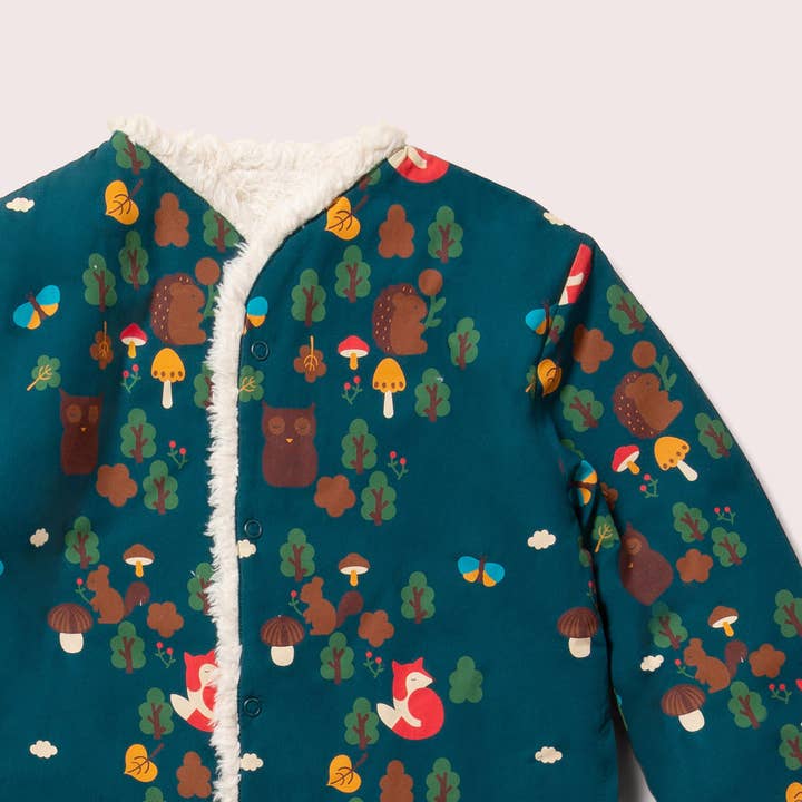 Enchanted Forest Reversible Cosy Jacket for wholesale on Faire