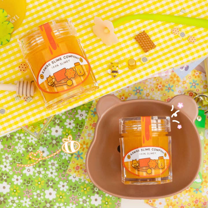 Kawaii Slime Company - Wholesale Putty/Slime - Kids - Homemade Honey Slime Jar (5pcs/case)