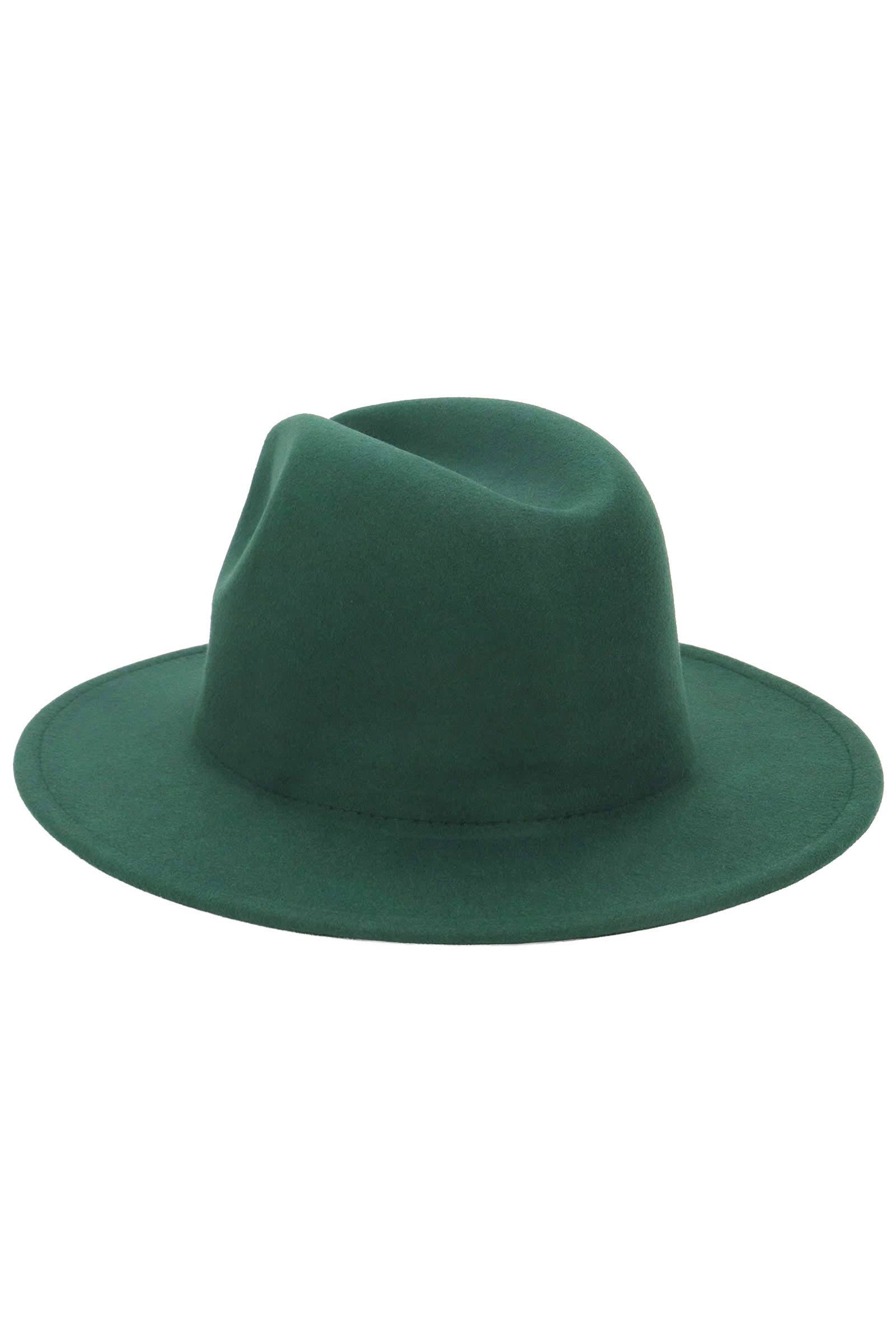 Cap Zone - Wholesale Fedora – Women’s - Solid Plain Standard Brim Felt Rancher Hat3