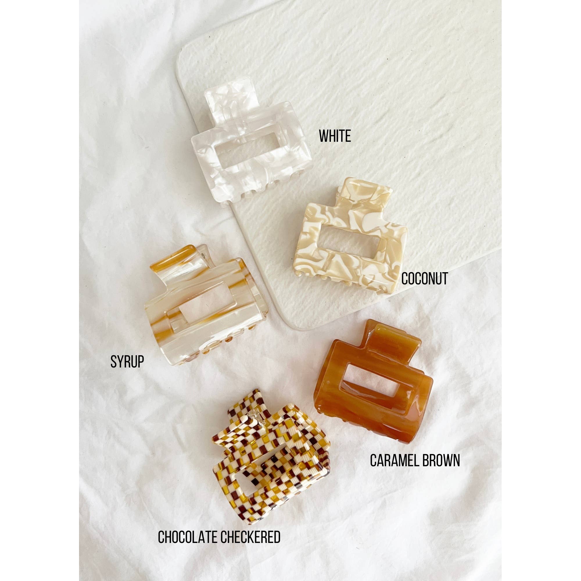 LoveLina - Wholesale Hair Clip - Women's - 2-Inch Acetate Tortoise Hair Clips - CAMILA7