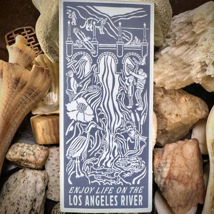 LA Is Not A Desert - Wholesale Sticker - Enjoy Life On The Los Angeles River Sticker3
