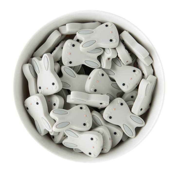 Cara & Co Silicone Craft Supply - Wholesale Craft Supplies - Bunny Silicone Focal Beads