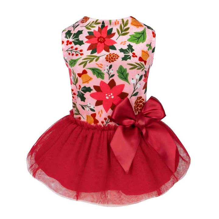 Weihnachtsblumen Hund Tüllkleid für den Großhandel von Fitwarm