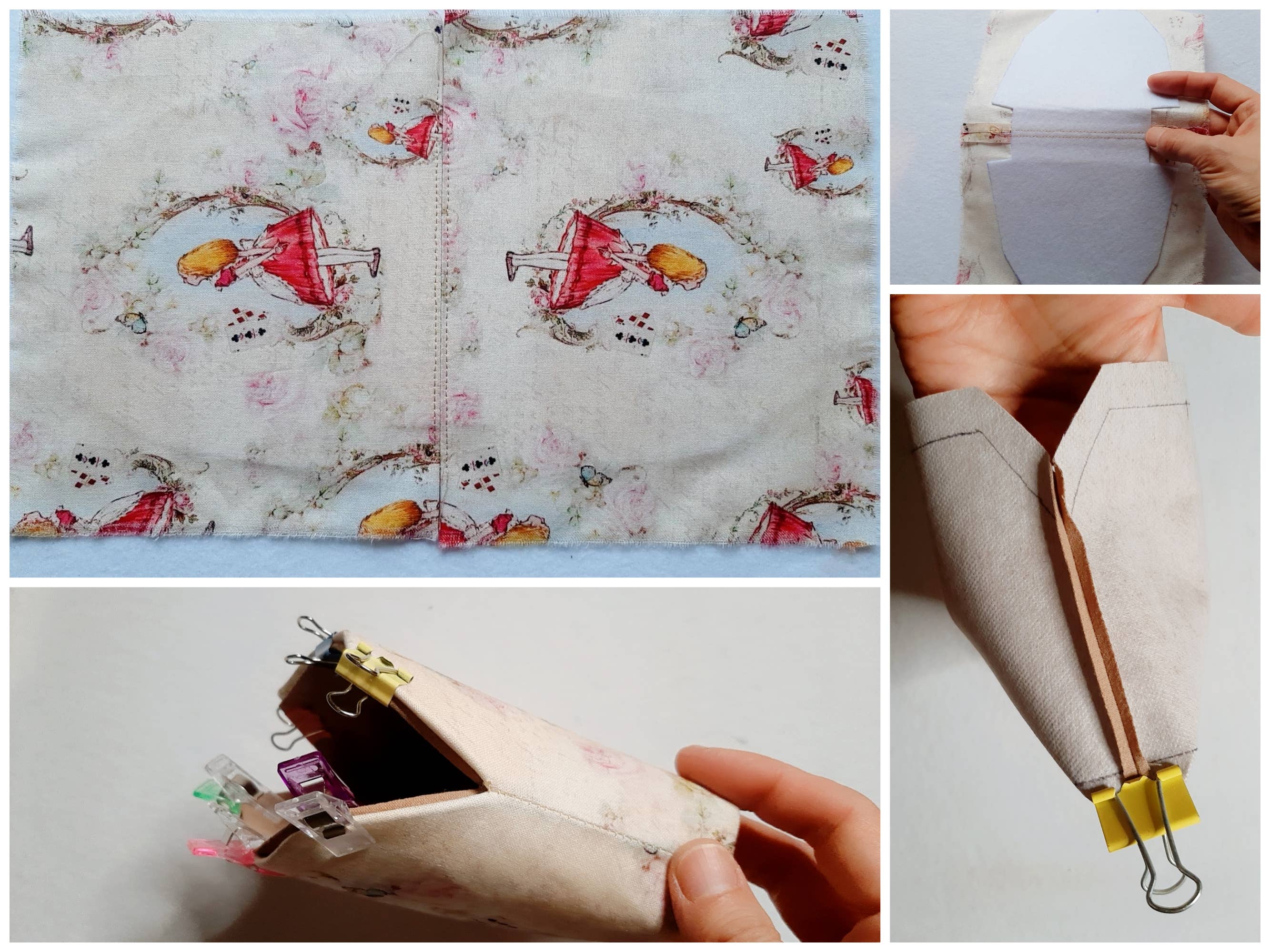 LeisTextileStudio - Wholesale Coin Purse - Women's - Handmade Alice In Wonderland Kiss Lock Coin & Card Purse10