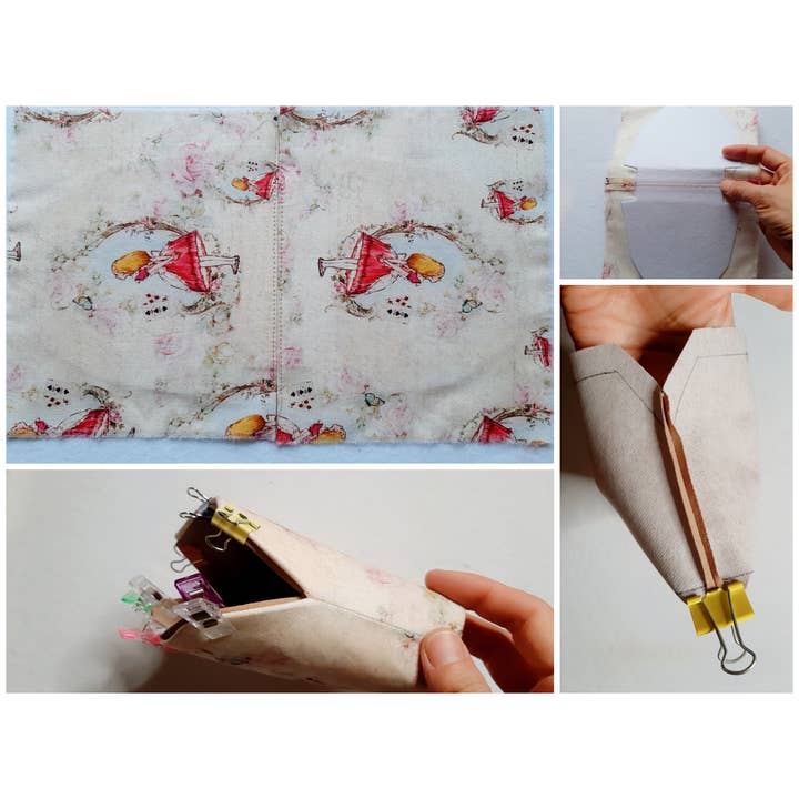 LeisTextileStudio - Wholesale Coin Purse - Women's - Handmade Alice In Wonderland Kiss Lock Coin & Card Purse10