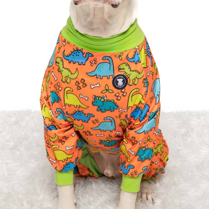 'Lazy Bones' Pit bull Pajamas for wholesale by Pittie Clothing Co.