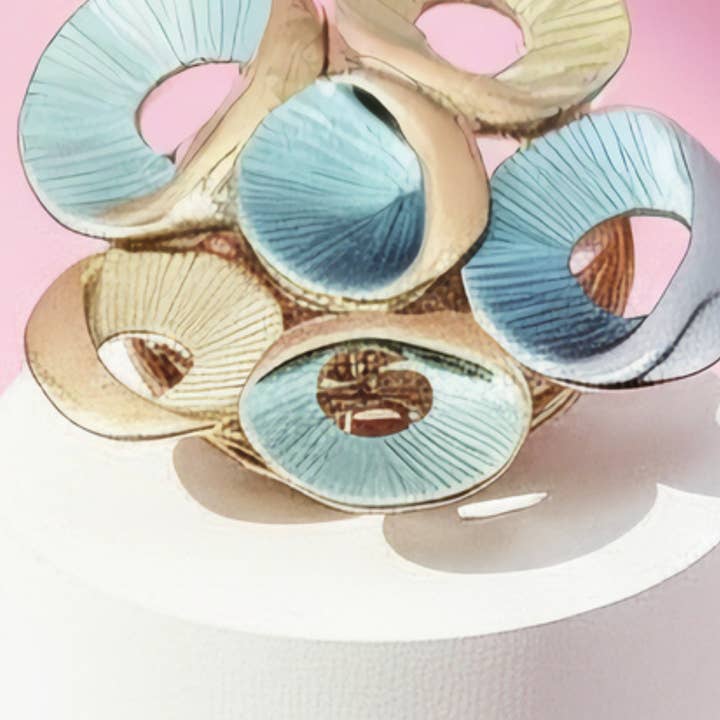 Arya Jewellery Wholesale - Wholesale Brooch - Abstract Magnetic Circles Brooch2