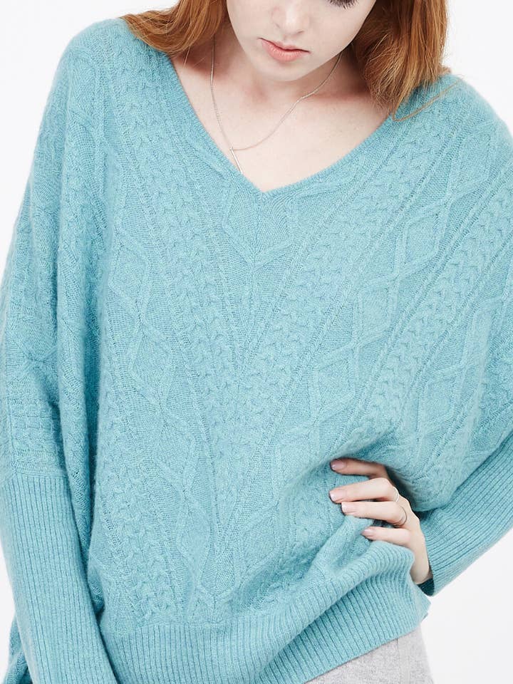 Kaschmir-Kendall-Oversize-Pullover für den Großhandel von QUINN