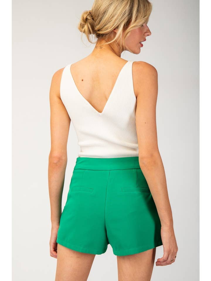 Peace Love Line - Wholesale Shorts - Women's - HIGH WAIST SHORTS1