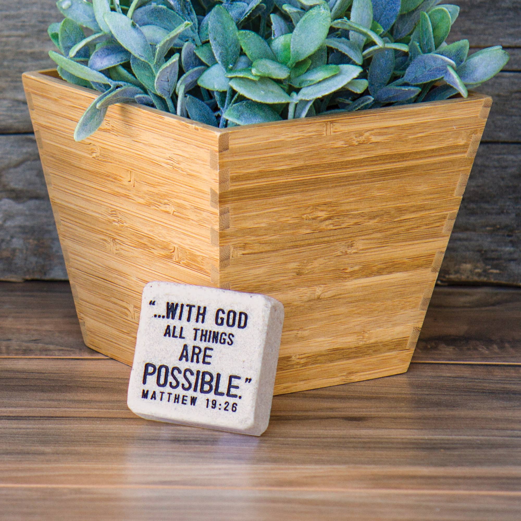 Cottage Garden – Großhandel Schilder – LCP Faith Scripture Stone1