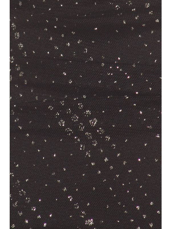 Black Glittered Mesh Bodycon Dress: DD7099 for wholesale on Faire