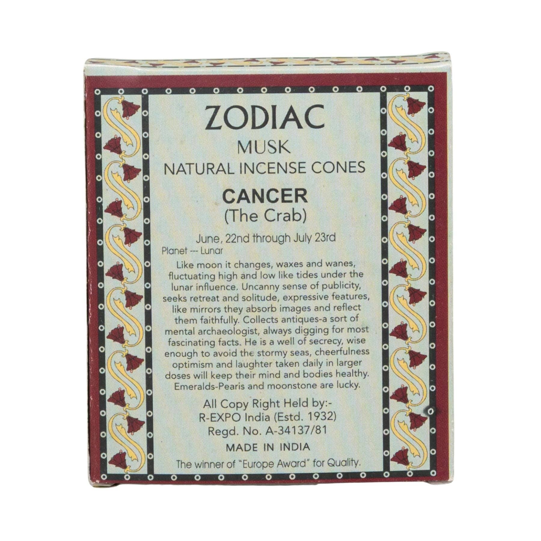 Down To Earth - Wholesale Incense - Zodiac Incense Cones.10