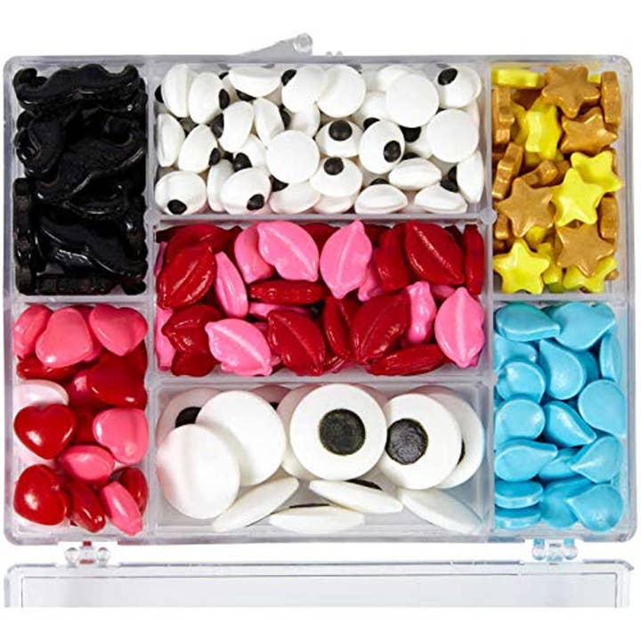 Innovarix – wholesale Strössel – Godis Dekorationssats - Läppar, Ögon, Mustascher