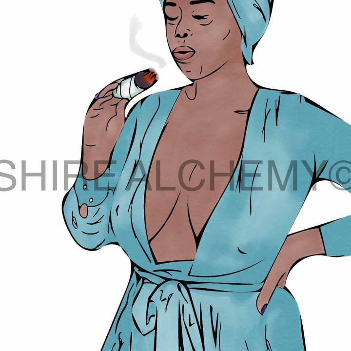 Stampa artistica The Smoke Cleanse per la vendita all'ingrosso da parte di Shire Alchemy