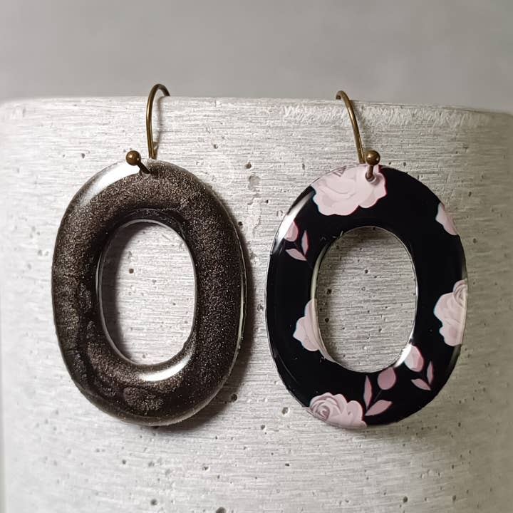 Pendientes Montsoreau reversibles — m. floral 1244 para venta al por mayor de une Hirondelle sous le Tilleul