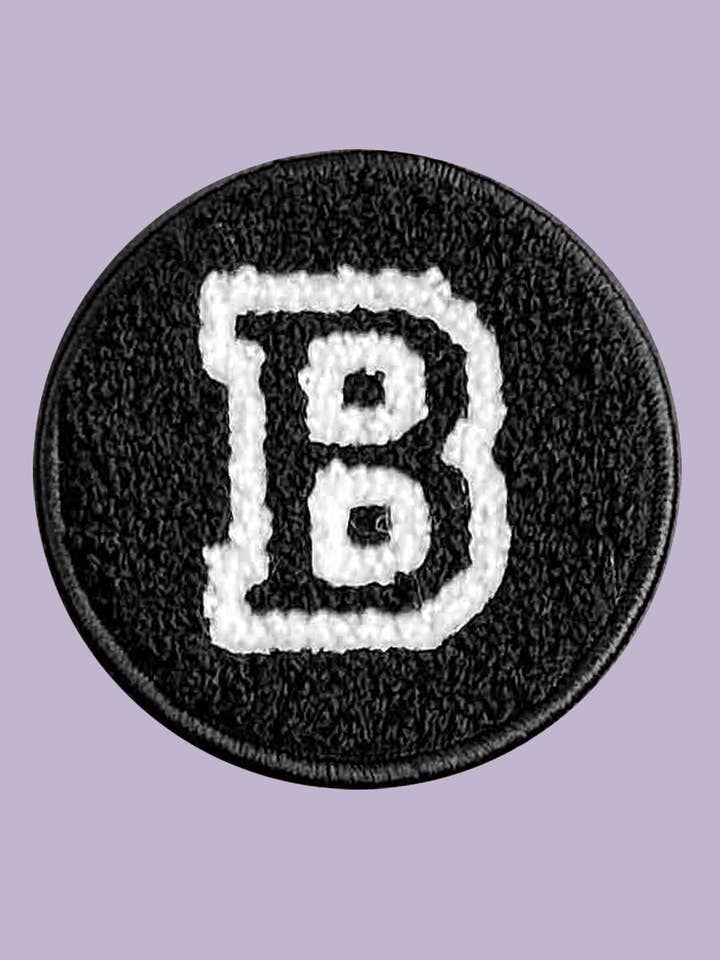 Velcro initialebogstav B-mærke for engroshandel hos WOOLF WITH ME®