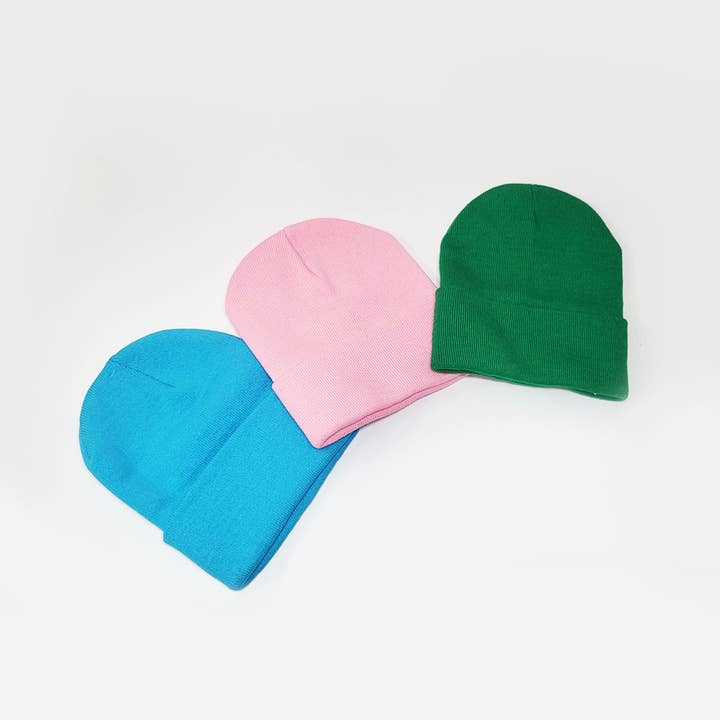 Funteze - Wholesale Beanie - Unisex - Solid Color Long Beanie