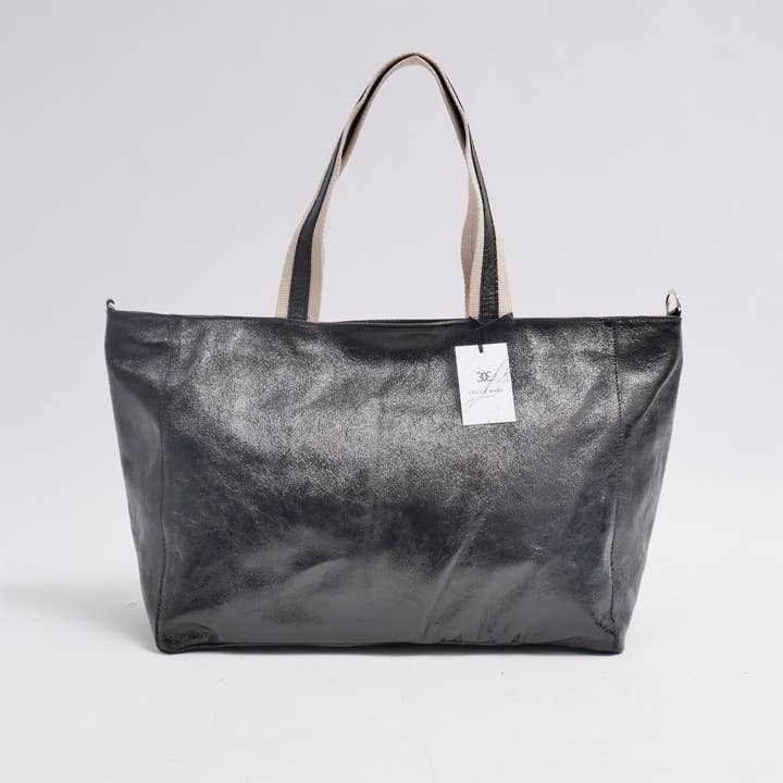 Cecile Wang - Wholesale Tote Bag - Women's - Shiny leather tote bag 346012612
