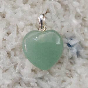 Shamans Crystal – Großhandel Individueller Charm/Anhänger – Herz-Anhänger aus Edelsteinen mit silberner Öse – Amethyst, Aventurin, Tigerauge & mehr15