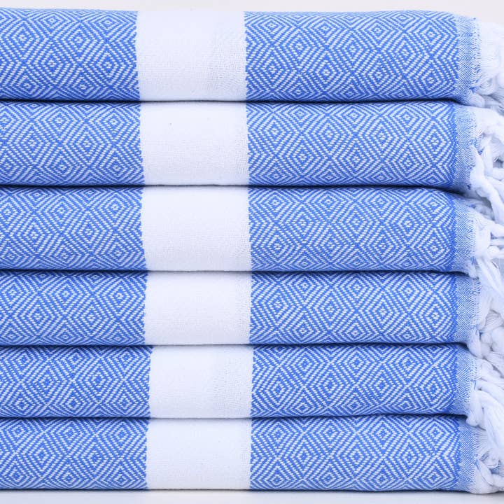 Organic Turkish Towels - Wholesale Beach Towel - Custom Beach Towel, Personalized Diamond Towel2