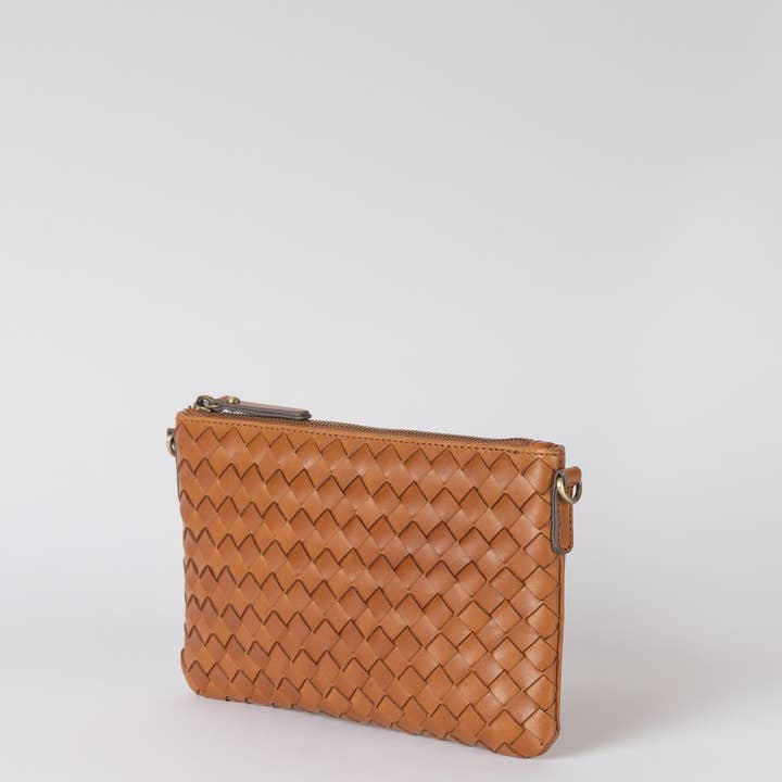 O My Bag - Venta al por mayor Bandolera - Mujer - Lexi - Cuero Clásico Tejido en Cognac2