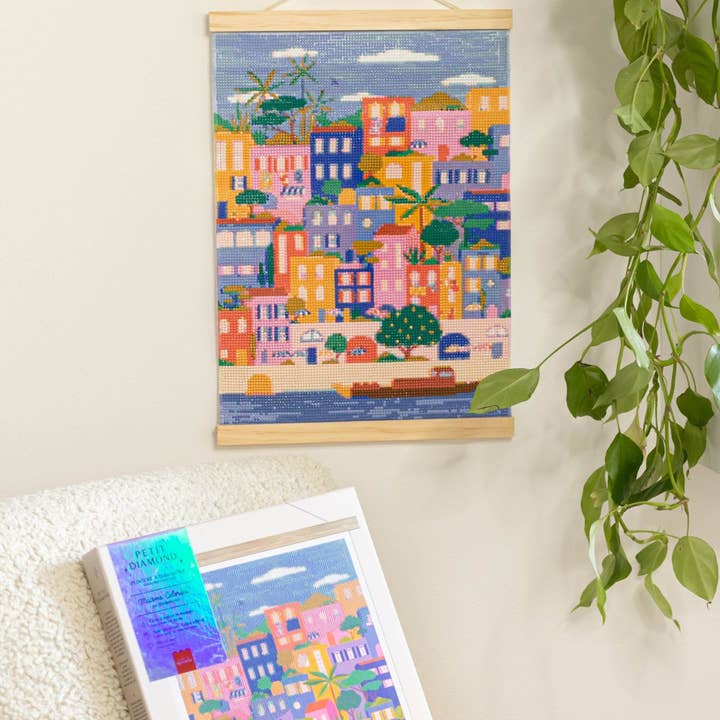La Petite Épicerie - Wholesale Art Print - Diamond Painting Kit - Colorful Houses by Coralie Fau3
