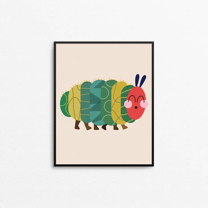 Mad Love Creative Co. - Wholesale Art Print - Very Hungry Caterpillar Print1