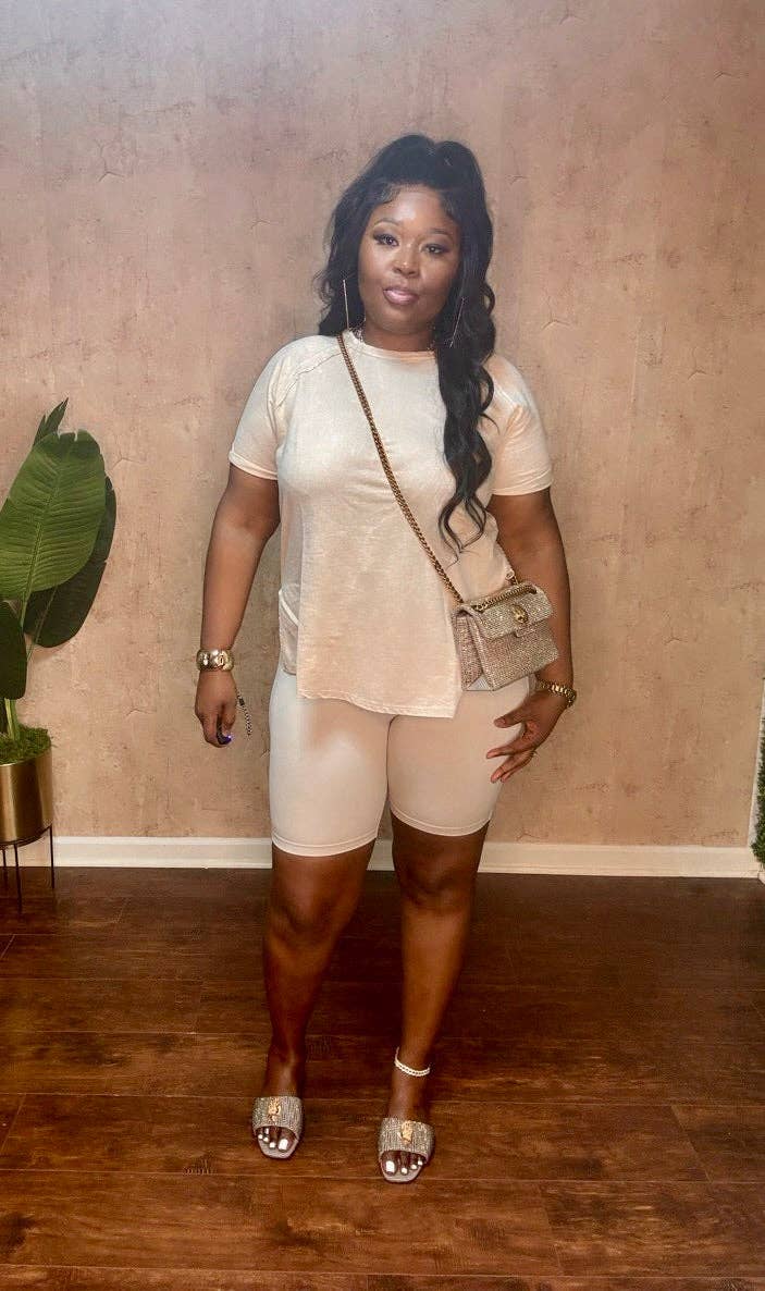 Ash Olive ACID WASHED BIKER SET (Sand Beige) for wholesale on Faire3