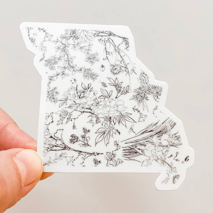 Missouri Botanisk State Sticker for engroshandel hos Wildflower Paper Company