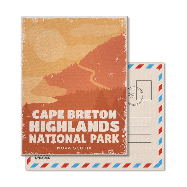 Cape Breton Highlands National Park of Canada Postcard for wholesale by Canada Untamed