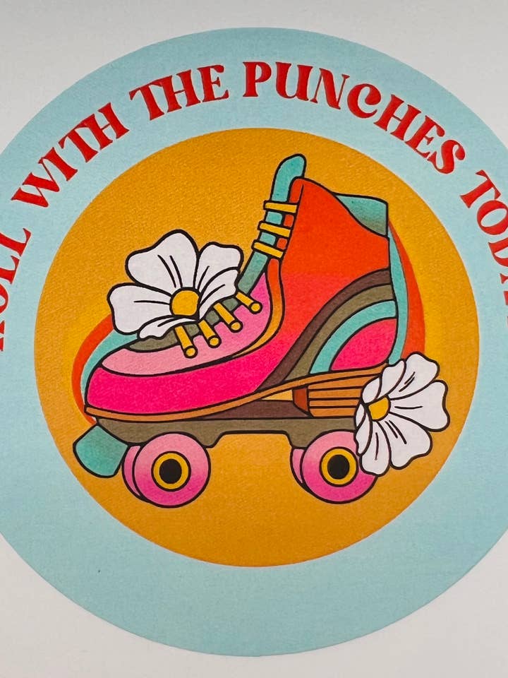 Pegatina Roll With The Punches Today para venta al por mayor de LPVibes