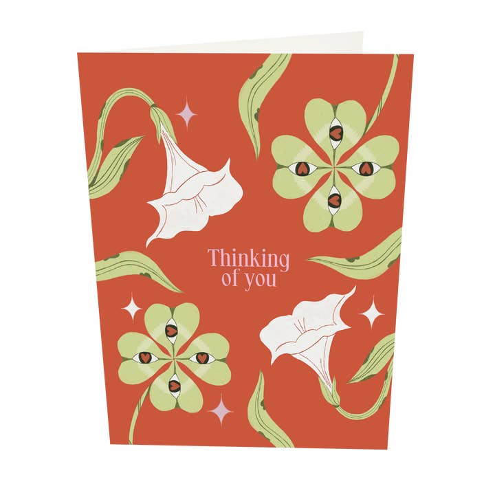 WENSKAART - DENK AAN JOU - ROOD voor wholesale door The Gift Label