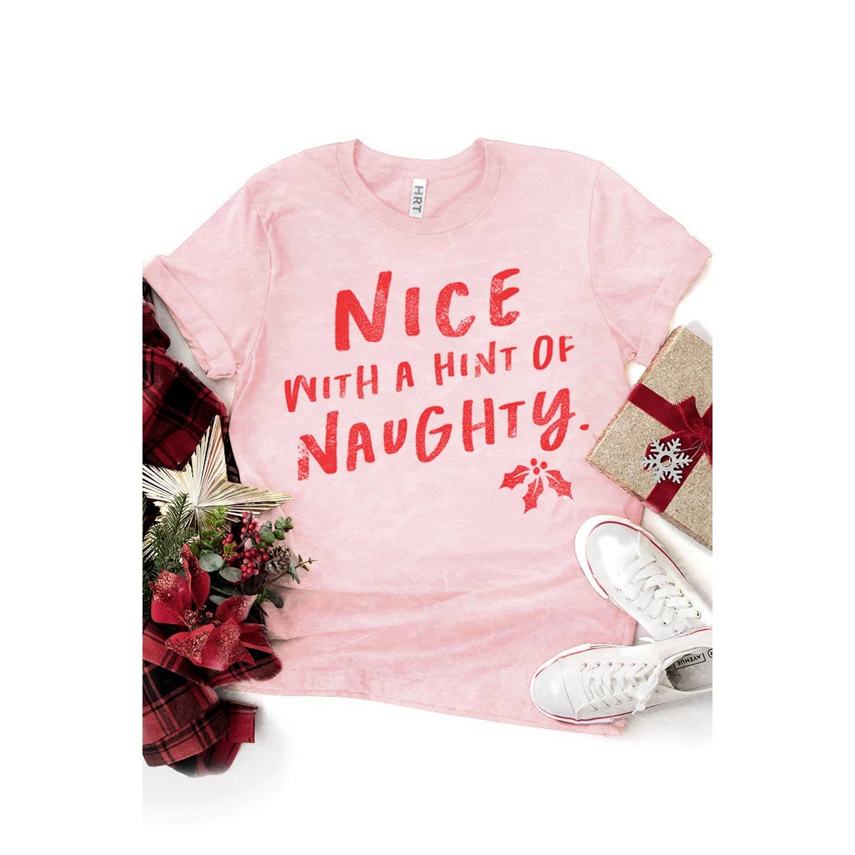 HRTandLUV - Wholesale T-Shirt (Graphic) - Women's - NICE WITH A HINT OF NAUGHTY MINERAL GRAPHIC TEE1